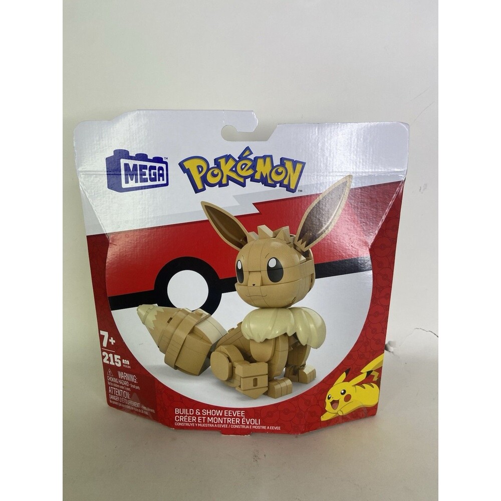 MEGA Pokémon Build & Show Eevee Building Set 215 pieces HDL84 NEW